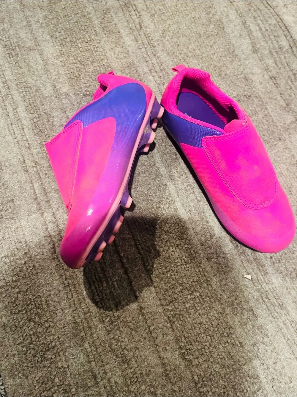 Carter's Neon Pink Soccer Cleats